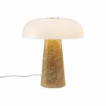 DFTP by Nordlux Tafellamp Glossy Marmer en Glas Beige | 220mm - Geschikt voor 1x E14