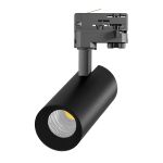 Noxion LED Railspot 3-Fase Ecowhite Aluminium Zwart 20W 1970lm 36D - 830 Warm Wit | UGR <19
