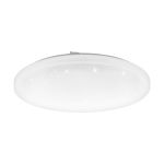 Eglo Wand en Plafondlamp Frania-S Staal Wit 5.5W 600lm - 830 Warm Wit | IP20 