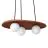 Ledvance Decor Hanglamp Nest Bruin | Geschikt voor 3x G9
