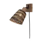 Good&Mojo Wandlamp Java Bamboe Bruin | Geschikt voor 1x E27 