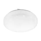 Eglo Wand en Plafondlamp Frania-S Staal Wit 10W 1100lm - 830 Warm Wit | IP20 